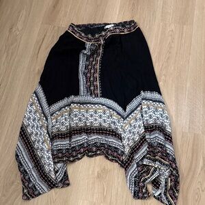 JohnPaulRichard Asymmetrical Black and White Skirt